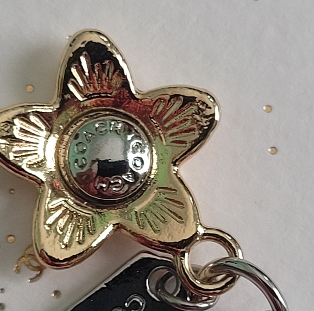 Coach Key  Bag Charm Keychain Hang - Picture 2 of 4